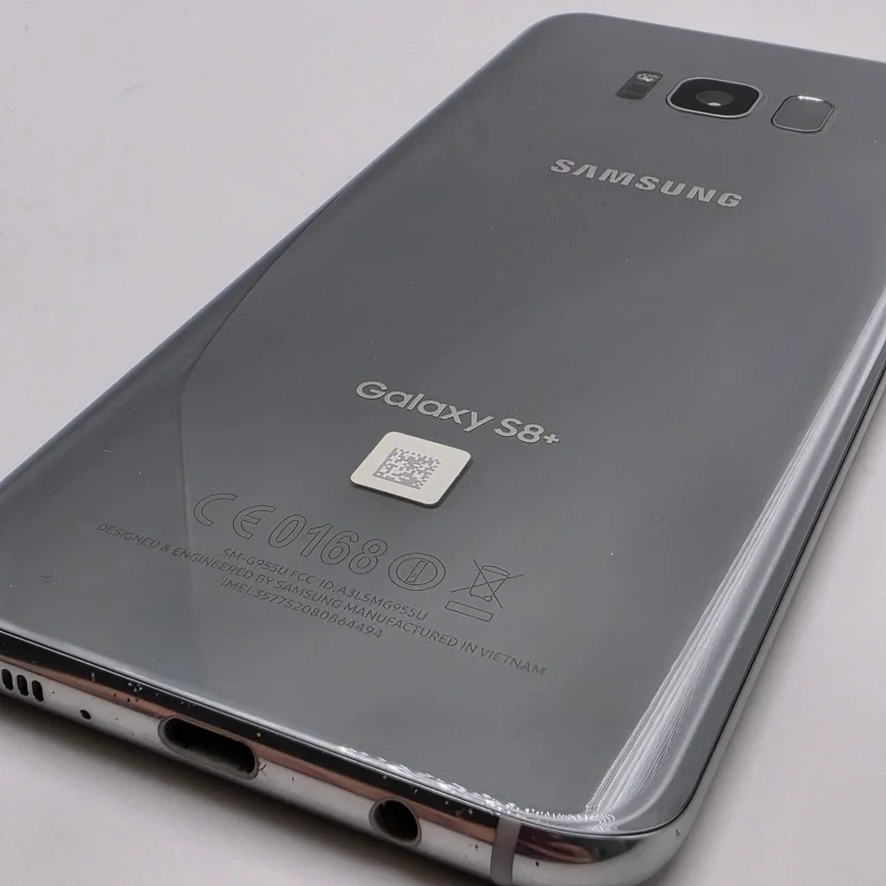 Samsung Galaxy S8+ Smartphone 64GB Orchid Gray Verizon SM-G955U EUC